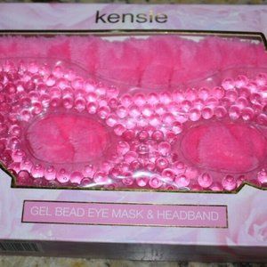 Kensie Gel Bead Eye Mask & Headband